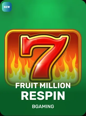 Tile for Fruit Million Respin (BGaming), playable at Amunbet