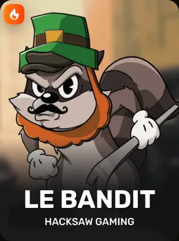 Tile for Le Bandit (Hacksaw Gaming), playable at Amunbet
